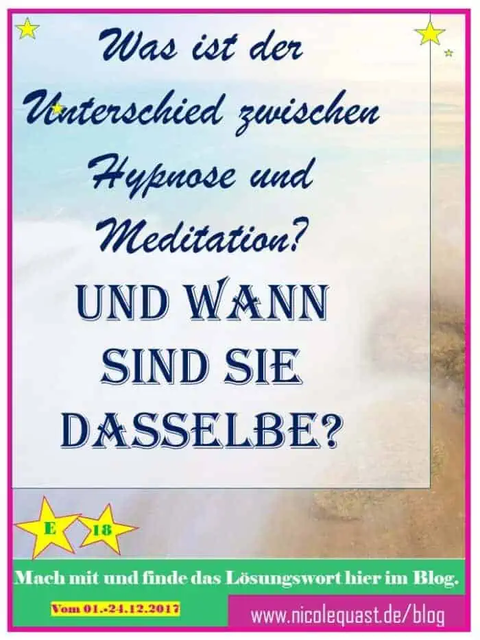Was ist der Unterschied zwischen Hypnose und Meditation? Und wann sind sie dasselbe?