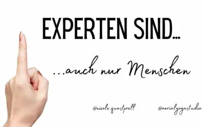 Experten sind auch nur Menschen